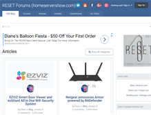 Tablet Screenshot of homeservershow.com